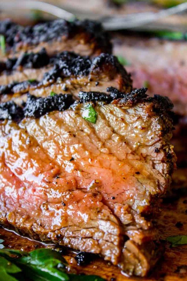Φέτες ζουμερού tri-tip