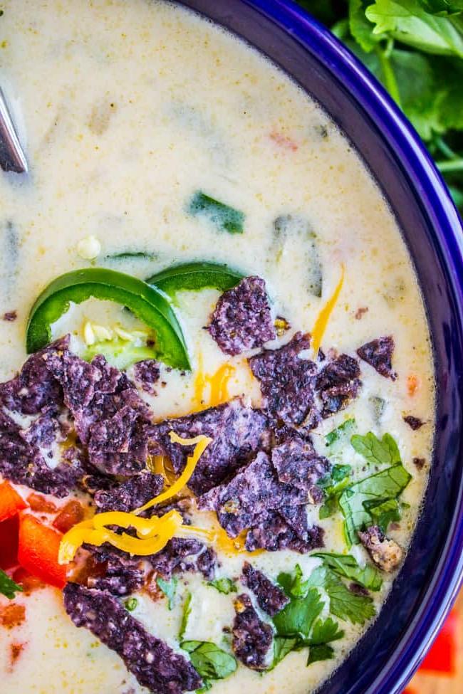 Εύκολη Σούπα Πατάτας Queso από το The Food Charlatan