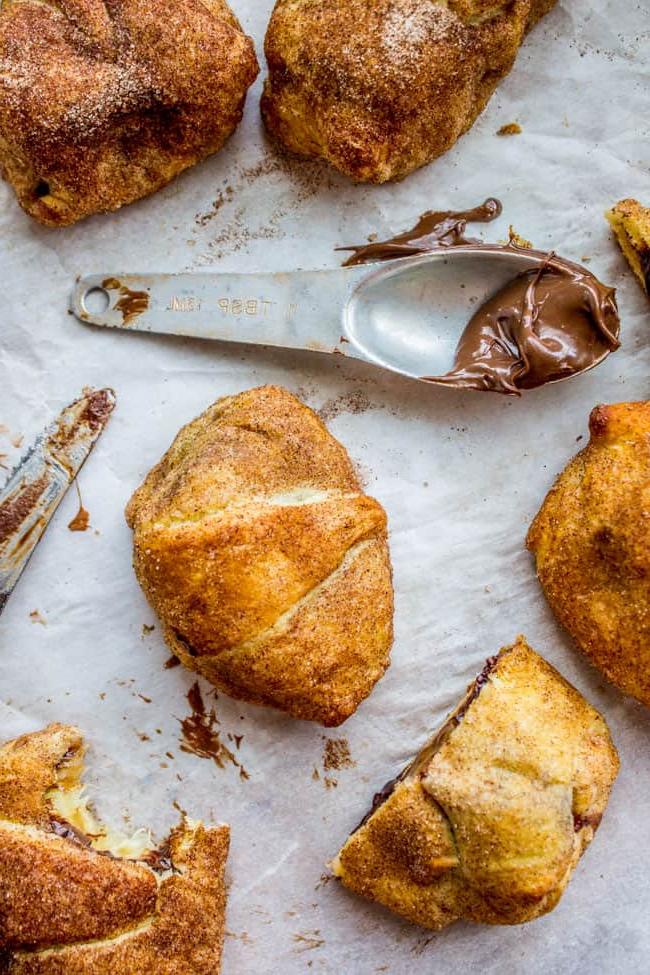 Nutella and Banana Stuffed Crescent Rolls from The Food Charlatan