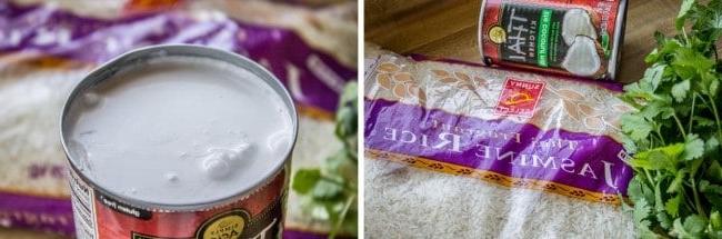 Προετοιμασία ρυζιού γιασεμιού με καρύδα σε κατσαρόλα