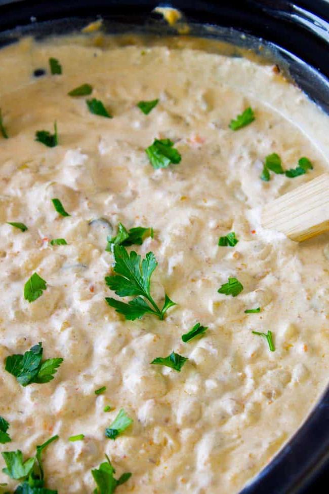 ντιπ λουκάνικου crockpot
