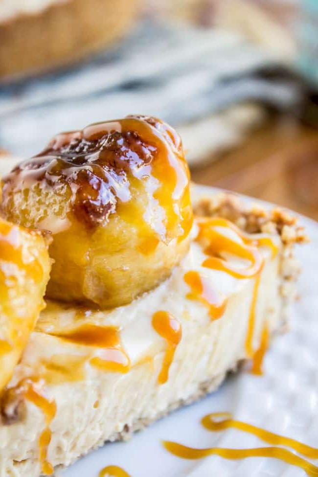 Φέτα από Caramel Cheesecake με Κρεμώδη Υφή