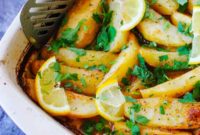 Zesty Greek Lemon Potatoes An Authentic Idaho Potato Recipe