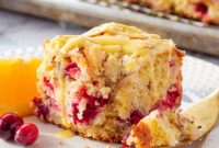 Zesty Cranberry Orange Coffee Cake
