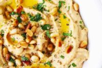 Smoky Chipotle Hummus with Toasted Pine Nuts