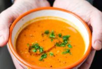 Creamy Coconut Tomato Lentil Soup