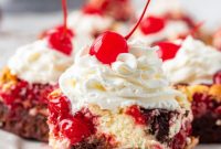 Cherry Swirl Cheesecake Brownies