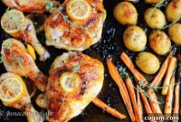 One Pan Herbed Lemon Chicken with Veggies
