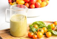 Simple Vegan Basil Balsamic Dressing