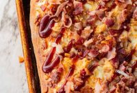 Smoky BBQ Chicken Bacon Pizza