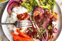 One-Pan BBQ Tofu & Roasted Veggie Meal