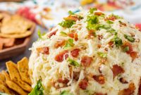 Bacon Pesto Cheeseball Perfection