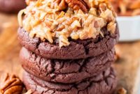 Decadent German Chocolate Cookies