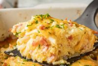 Cheesy Ham and Hash Brown Bake