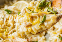 Luscious Lemon Chicken Orzo