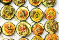 Quick Zucchini Pizza Bites