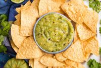 Zesty Roasted Tomatillo Salsa