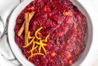 Guilt Free Cranberry Sauce