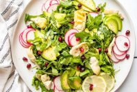 Bright Arugula Salad with Zesty Lemon Vinaigrette
