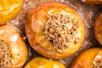 Warm Spiced Dairy Free Baked Apples