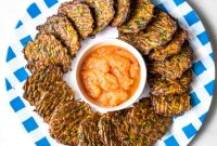Oven-Crisped Brussels Sprout Latkes
