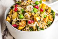 Vibrant Quinoa Arugula Pomegranate Salad
