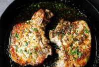 Brown Sugar Pork Chops with Garlic and Herbs