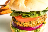 Delicious Homemade White Bean Veggie Burgers
