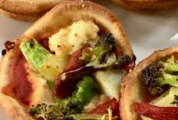 Savory Vegan Ricotta Pizza Muffins