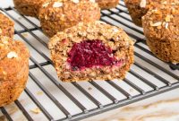 Wholesome Jam-Filled Oatmeal Muffins