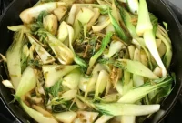 Aromatic Ginger Scallion Bok Choy