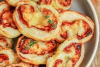 Sweet and Salty Mahon-Menorca Pinwheels with Fig Jam and Serrano Ham