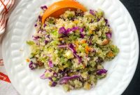 Riced Broccoli and Quinoa Salad