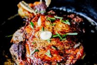 Pan-Seared Ribeye: Peppered and Cheesy Delight
