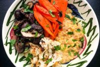 Savory Dijon Lentils and Roasted Vegetable Medley