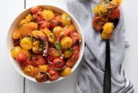 Bursting Roasted Cherry Tomatoes with Fresh Herbs
