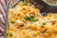 Chicken and Rice Vegetable Casserole