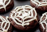 Spooky Spider Web Cookies