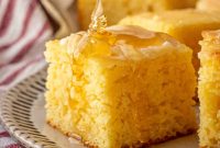 Golden Honey Butter Cornbread