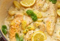 Bright Lemon Chicken Gnocchi