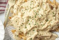 Creamy Tuscan Slow Cooker Chicken