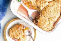 Wholesome Homemade Gluten Free Vegan Peach Cobbler