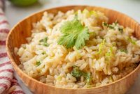 Vibrant Cilantro-Lime Brown Rice
