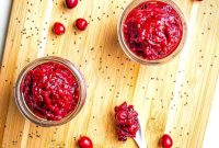 Naturally Sweet Cranberry Chia Jam