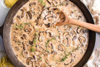 Creamy Vegan Mushroom Stroganoff