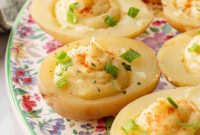 Spicy Deviled Potatoes