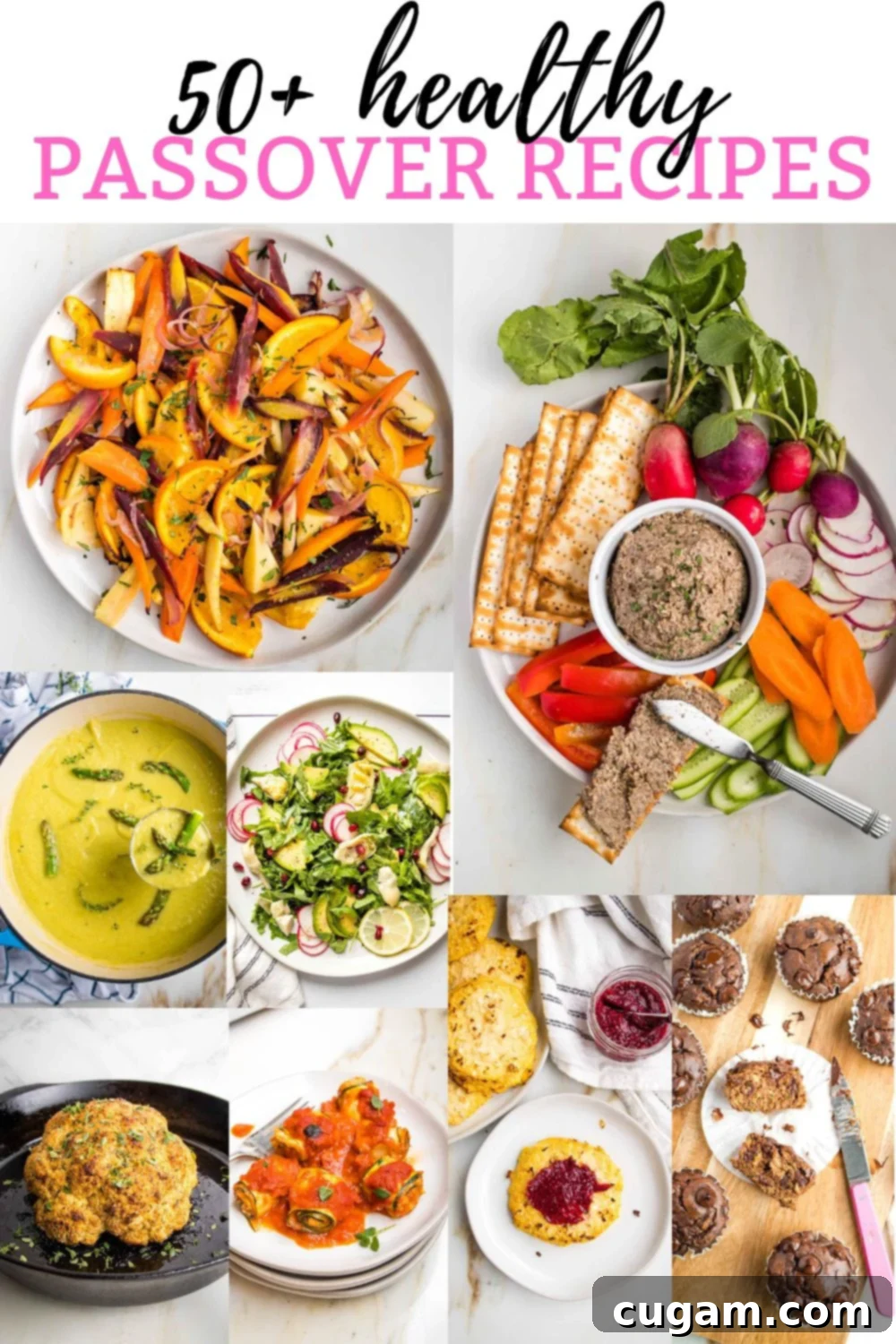 Nourishing Passover 2025: 60+ Wholesome Recipes for a Delicious Celebration 5 50+ Passover Recipes collage of photos