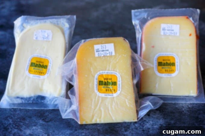 Mahon Menorca Cheeses