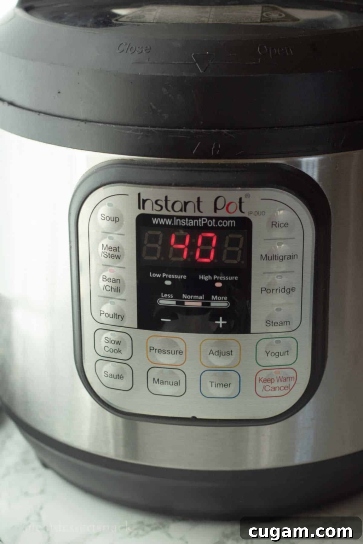 Instant pot with 40 minutes set.