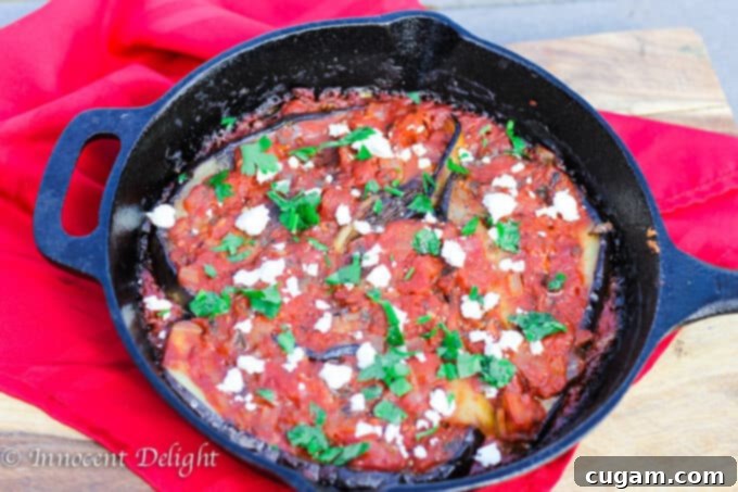 Turkish Inspired Eggplant with Tomatoes